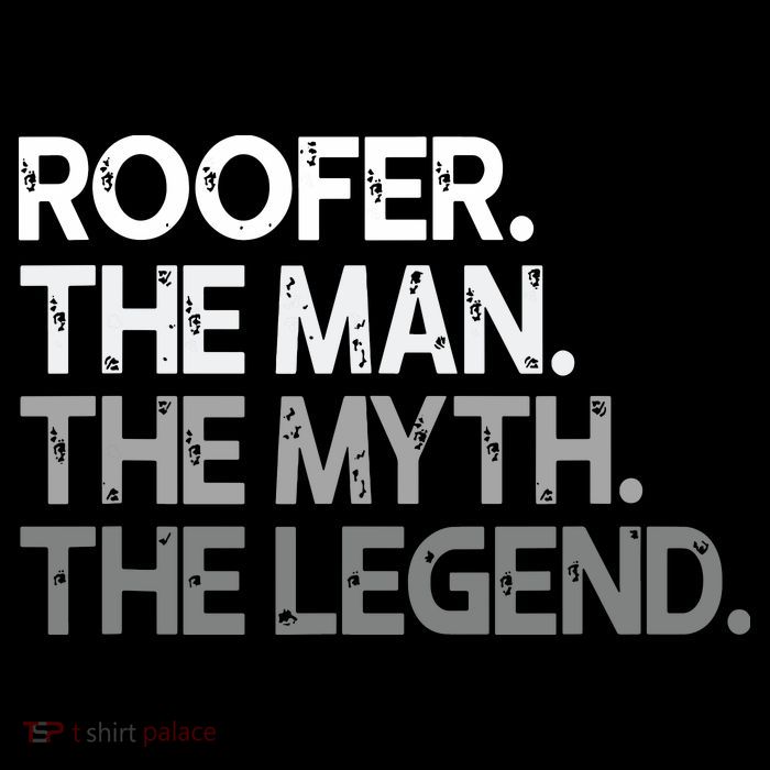 Roofer Gift The Man Myth Legend Youth Performance Sprint T-Shirt