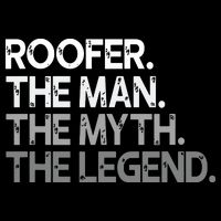 Roofer Gift The Man Myth Legend Wool Snapback Cap
