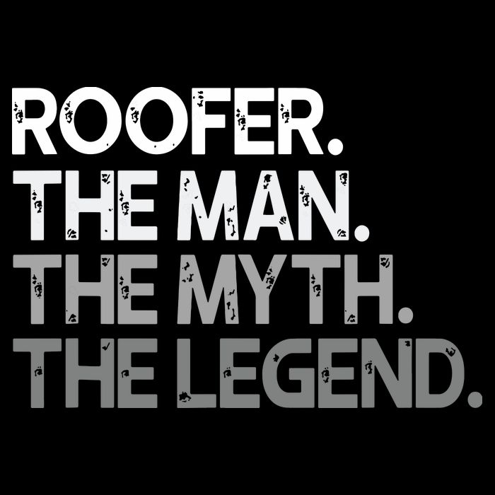 Roofer Gift The Man Myth Legend Wool Snapback Cap