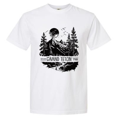 Retro Grand Teton National Park Us Vintage Grand Teton Garment-Dyed Heavyweight T-Shirt