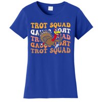 Retro Groovy Turkey Trot Squad Thanksgiving Turkey Runner Meaningful Gift Women's T-Shirt