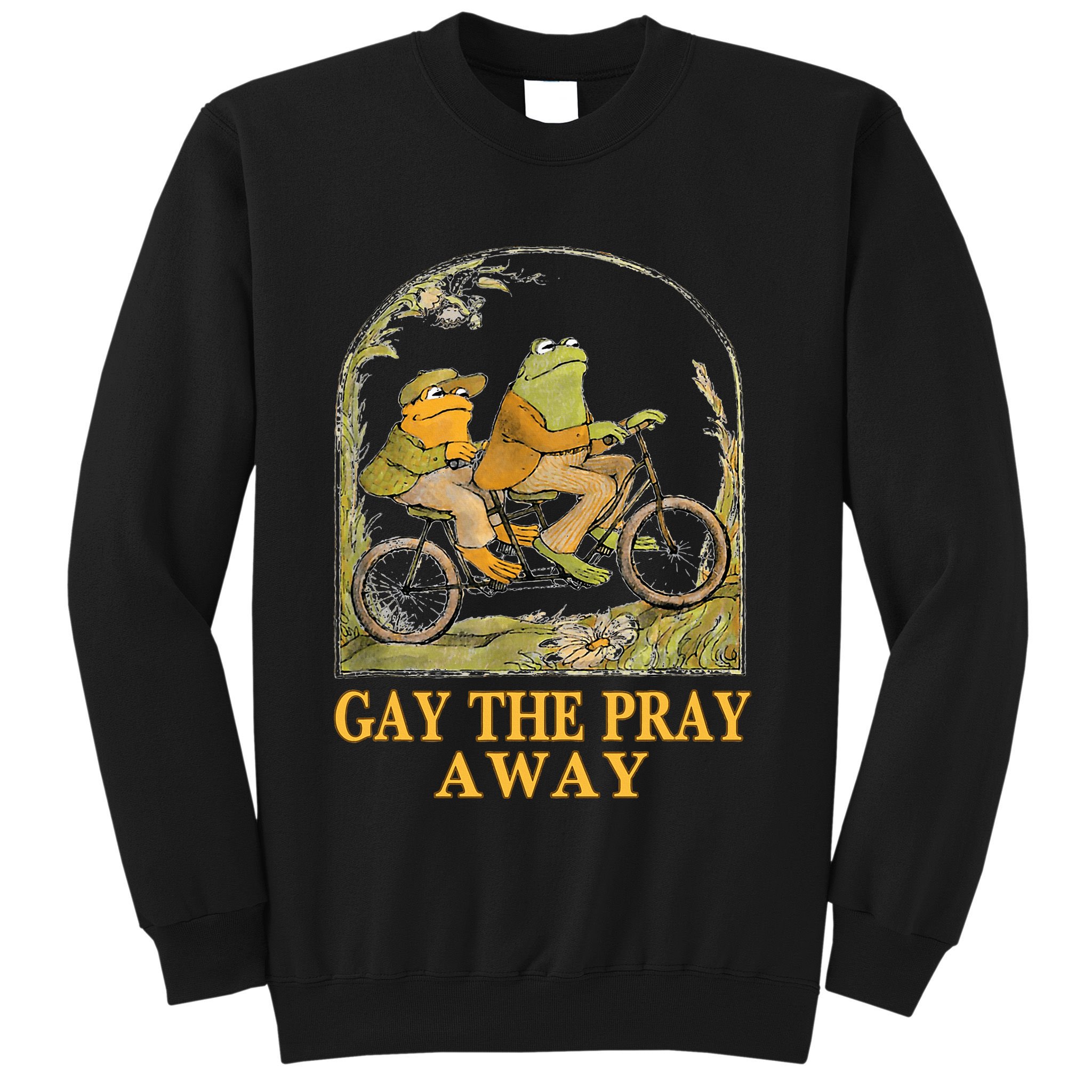 Retro Gay The Pray Away Frog &Toad Say Gay Rights Lgbt Pride Sweatshirt