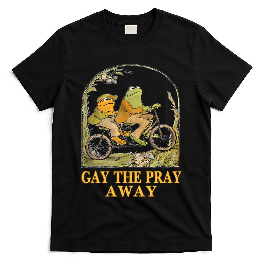 Retro Gay The Pray Away Frog &Toad Say Gay Rights Lgbt Pride T-Shirt