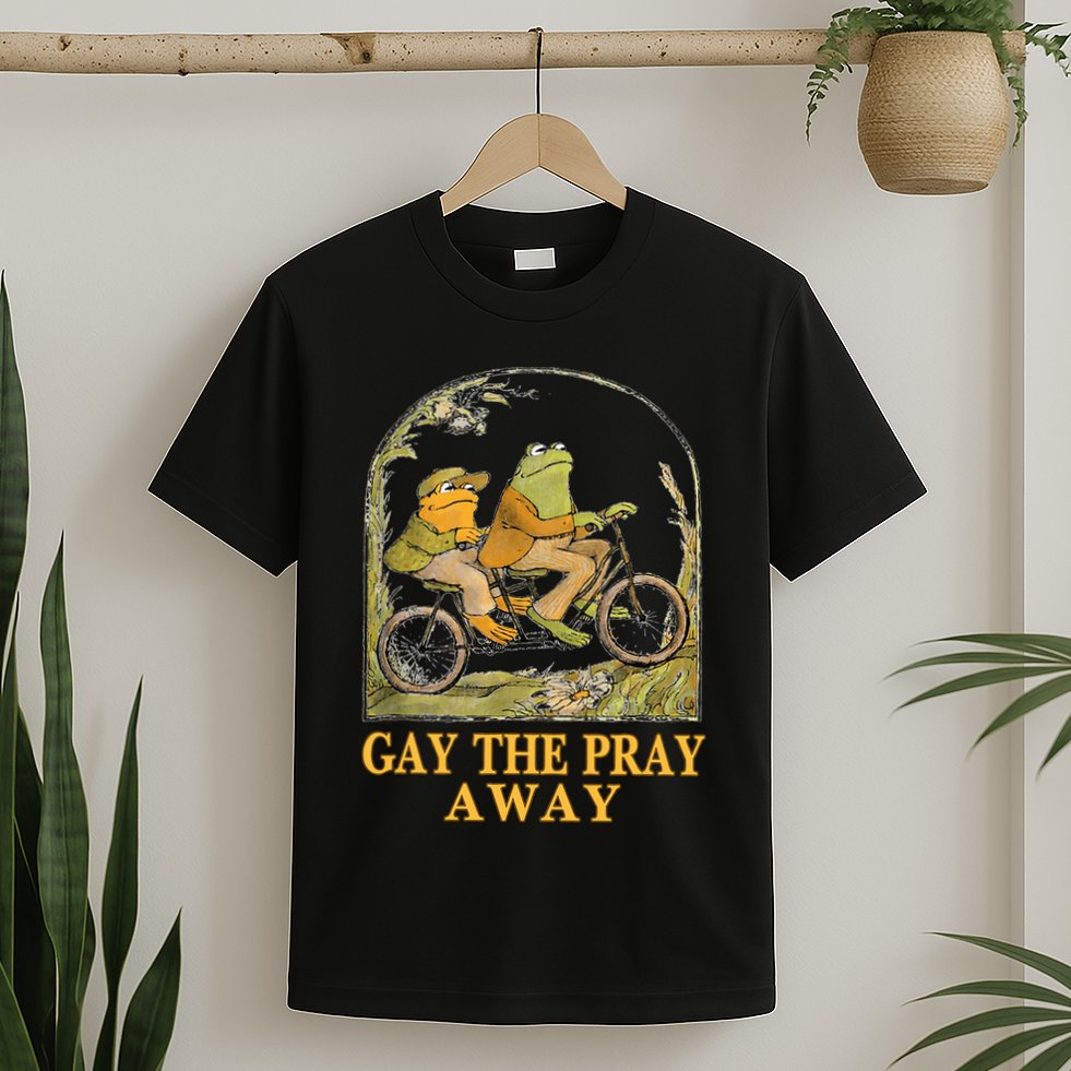 Retro Gay The Pray Away Frog &Toad Say Gay Rights Lgbt Pride T-Shirt
