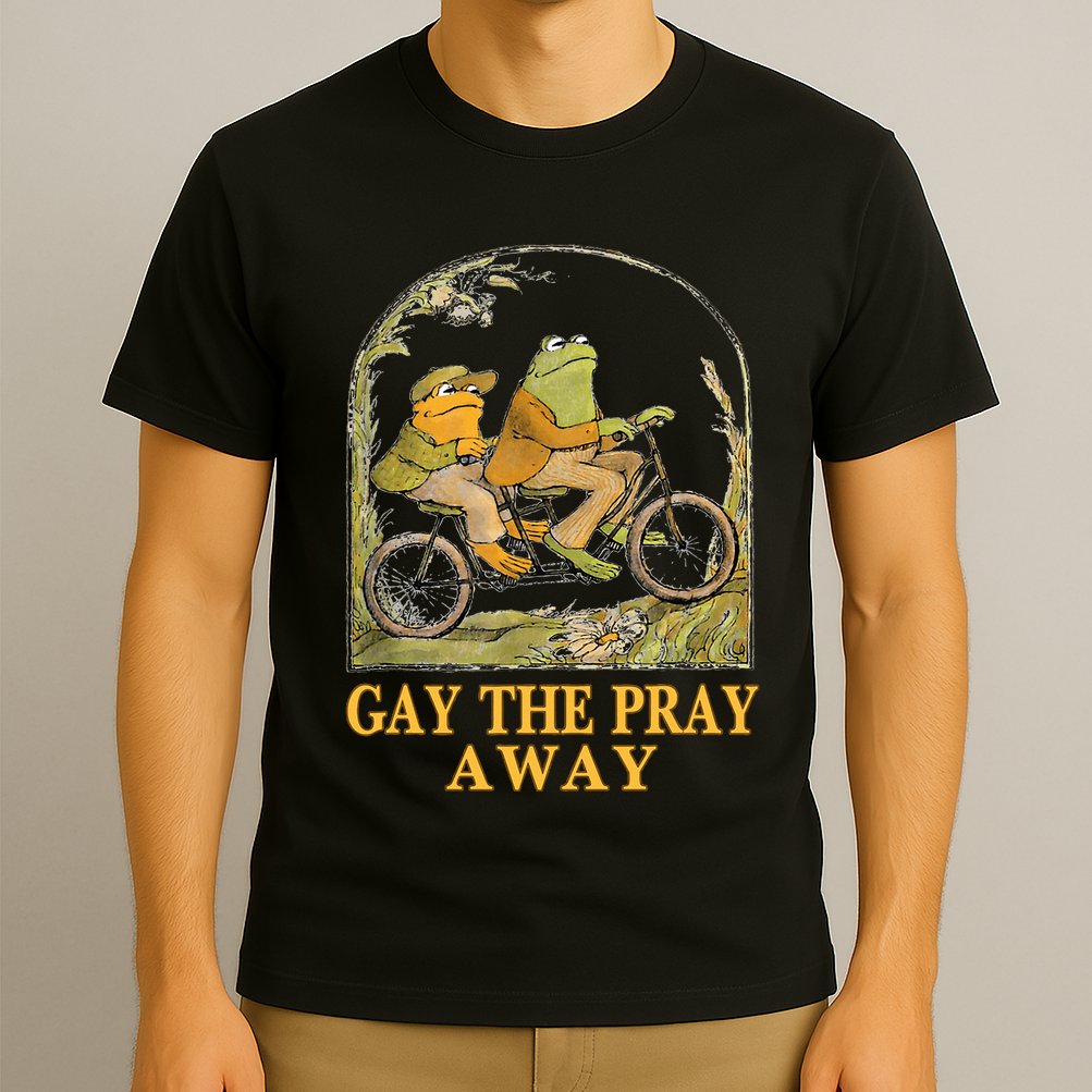 Retro Gay The Pray Away Frog &Toad Say Gay Rights Lgbt Pride T-Shirt