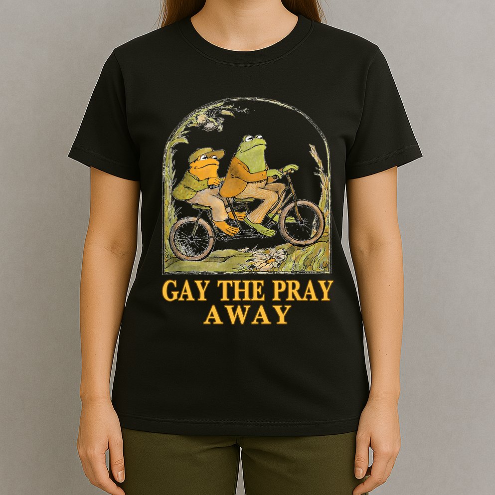 Retro Gay The Pray Away Frog &Toad Say Gay Rights Lgbt Pride T-Shirt