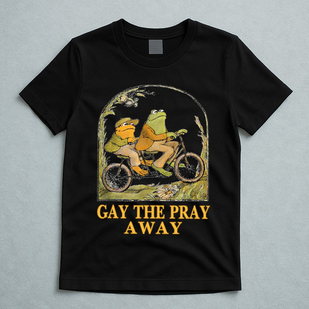 Retro Gay The Pray Away Frog &Toad Say Gay Rights Lgbt Pride T-Shirt