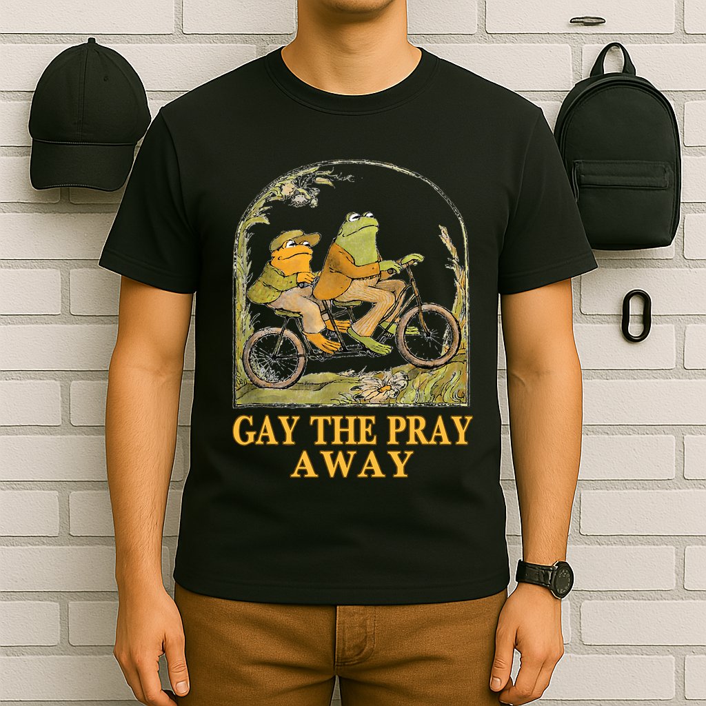 Retro Gay The Pray Away Frog &Toad Say Gay Rights Lgbt Pride T-Shirt