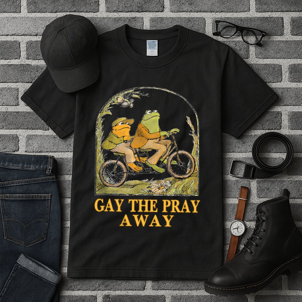 Retro Gay The Pray Away Frog &Toad Say Gay Rights Lgbt Pride Tall T-Shirt