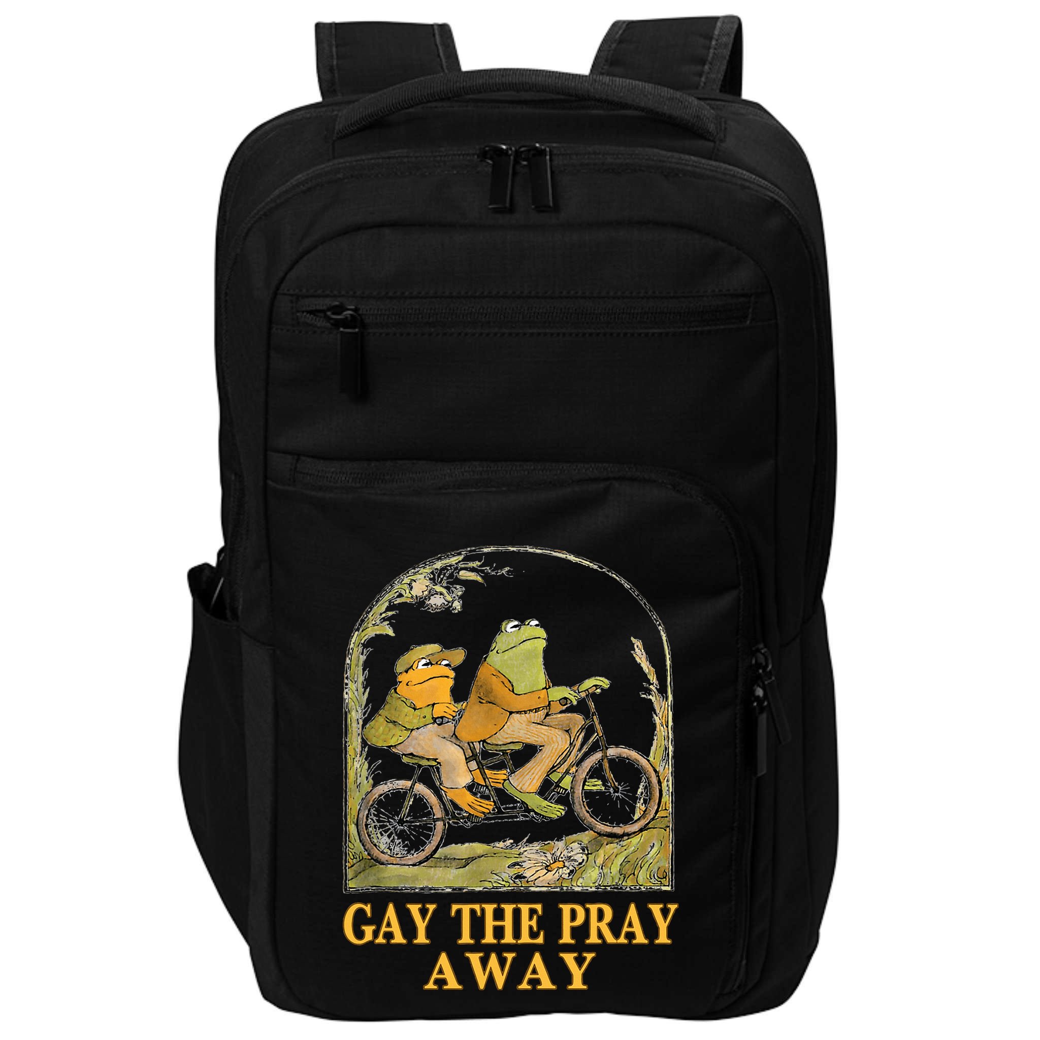 Retro Gay The Pray Away Frog &Toad Say Gay Rights Lgbt Pride Impact Tech Backpack