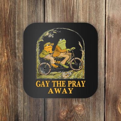 Retro Gay The Pray Away Frog &Toad Say Gay Rights Lgbt Pride Coaster