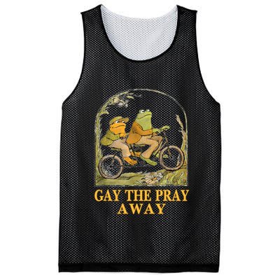 Retro Gay The Pray Away Frog &Toad Say Gay Rights Lgbt Pride Mesh Reversible Basketball Jersey Tank