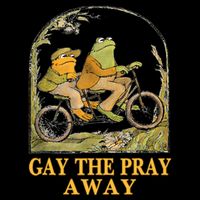 Retro Gay The Pray Away Frog &Toad Say Gay Rights Lgbt Pride Womens Tank Top