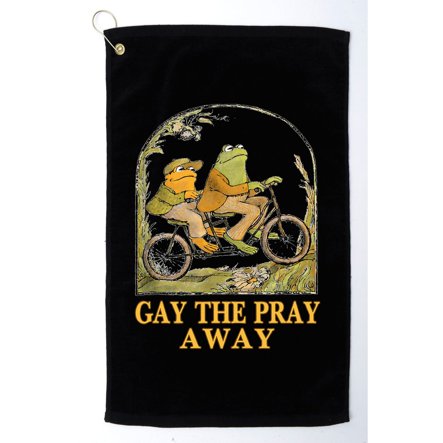 Retro Gay The Pray Away Frog &Toad Say Gay Rights Lgbt Pride Golf Towel