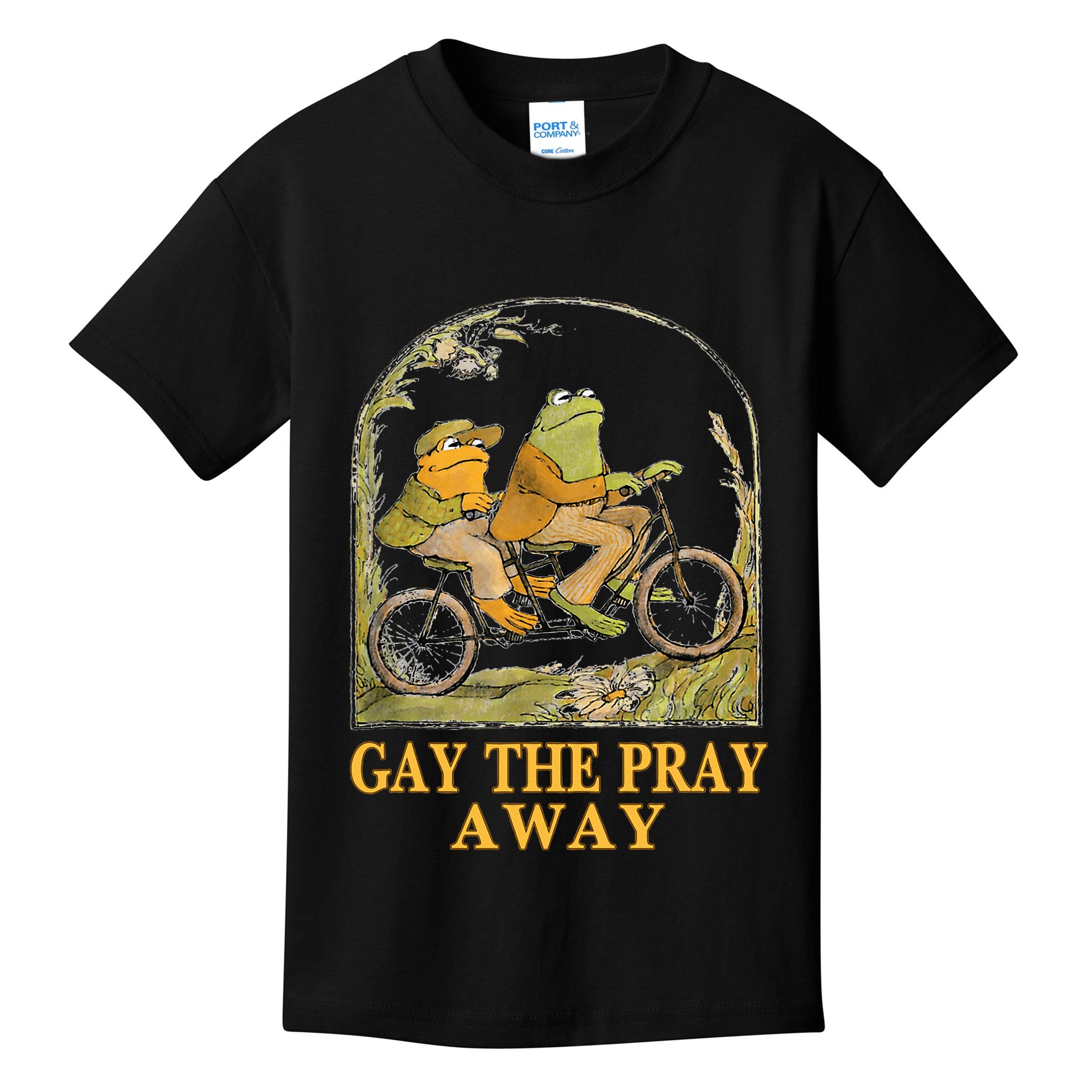 Retro Gay The Pray Away Frog &Toad Say Gay Rights Lgbt Pride Kids T-Shirt