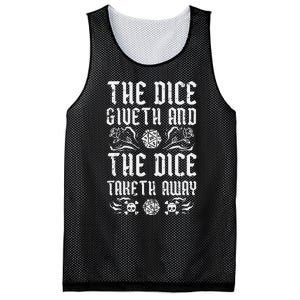 Rpg Giveth Taketh Funny Gamer Mesh Reversible Basketball Jersey Tank