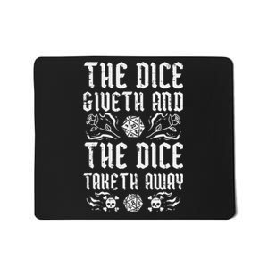 Rpg Giveth Taketh Funny Gamer Mousepad