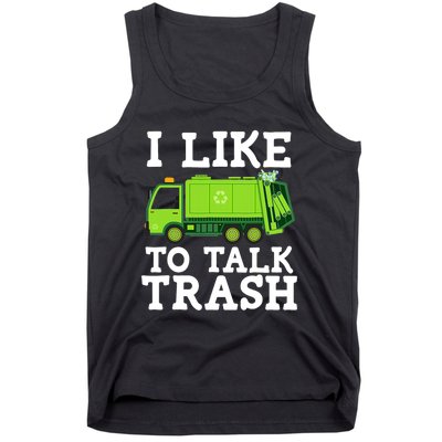 Recycling Garbage Truck Trash Collector Recycle Earth Day Tank Top