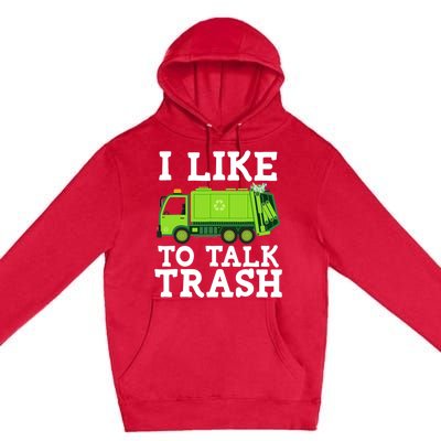 Recycling Garbage Truck Trash Collector Recycle Earth Day Premium Pullover Hoodie