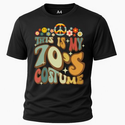 Retro Groovy This Is My 70's Costume Funny 70s Party Vintage Performance Shirt
