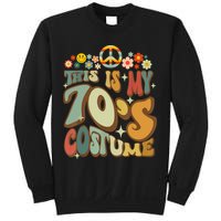Retro Groovy This Is My 70's Costume Funny 70s Party Vintage Sweatshirt
