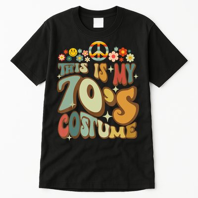 Retro Groovy This Is My 70's Costume Funny 70s Party Vintage Tall T-Shirt