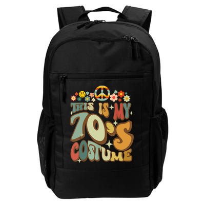 Retro Groovy This Is My 70's Costume Funny 70s Party Vintage Backpack