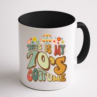 Retro Groovy This Is My 70's Costume Funny 70s Party Vintage Mug