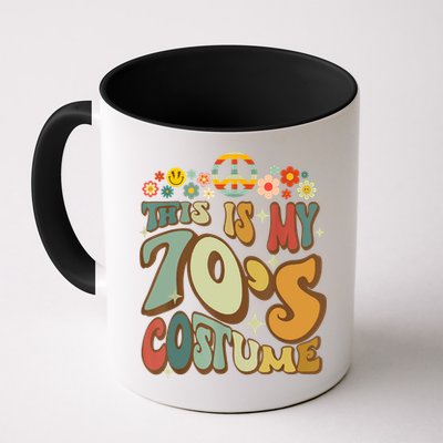 Retro Groovy This Is My 70's Costume Funny 70s Party Vintage Mug