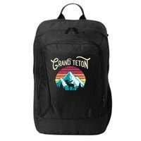 Retro Grand Teton National Park Wy Mountain State Cute Gift City Backpack