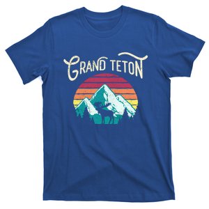 Retro Grand Teton National Park Wy Mountain State Cute Gift T-Shirt