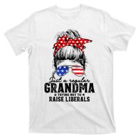 Regular Grandma Trying Not To Raise Liberals Voted For Trump T-Shirt