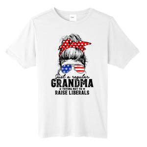 Regular Grandma Trying Not To Raise Liberals Voted For Trump Tall Fusion ChromaSoft Performance T-Shirt