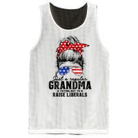 Regular Grandma Trying Not To Raise Liberals Voted For Trump Mesh Reversible Basketball Jersey Tank