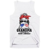 Regular Grandma Trying Not To Raise Liberals Voted For Trump Tank Top