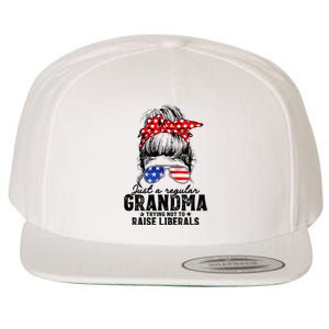 Regular Grandma Trying Not To Raise Liberals Voted For Trump Wool Snapback Cap