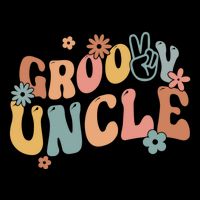 Retro Groovy Uncle Flower Power Hippie Family Groovy Vibes Gift Sustainable Bucket Hat