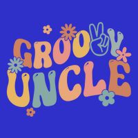 Retro Groovy Uncle Flower Power Hippie Family Groovy Vibes Gift Toddler T-Shirt