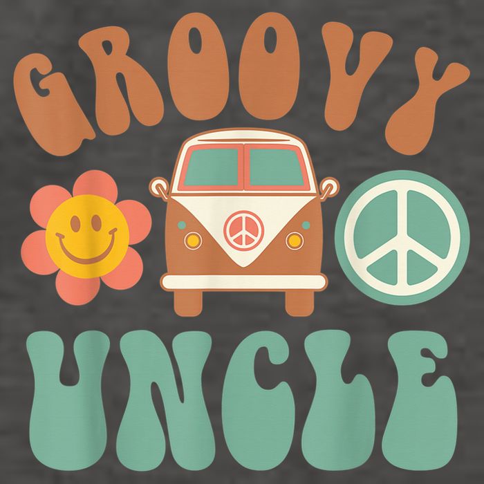Retro Groovy Uncle Matching Family Birthday Party Vector Backpack