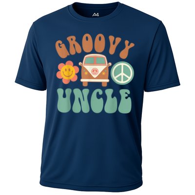 Retro Groovy Uncle Matching Family Birthday Party Performance Shirt