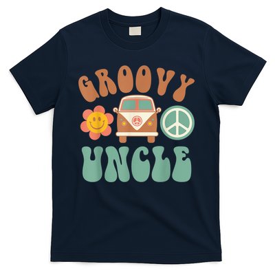 Retro Groovy Uncle Matching Family Birthday Party T-Shirt