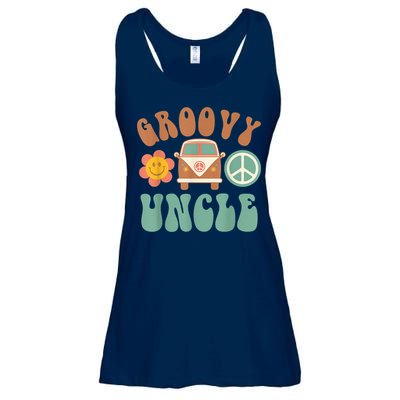 Retro Groovy Uncle Matching Family Birthday Party Ladies Essential Flowy Tank