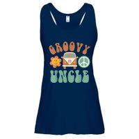 Retro Groovy Uncle Matching Family Birthday Party Ladies Essential Flowy Tank