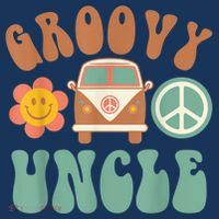 Retro Groovy Uncle Matching Family Birthday Party Tank Top