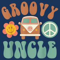 Retro Groovy Uncle Matching Family Birthday Party Visor