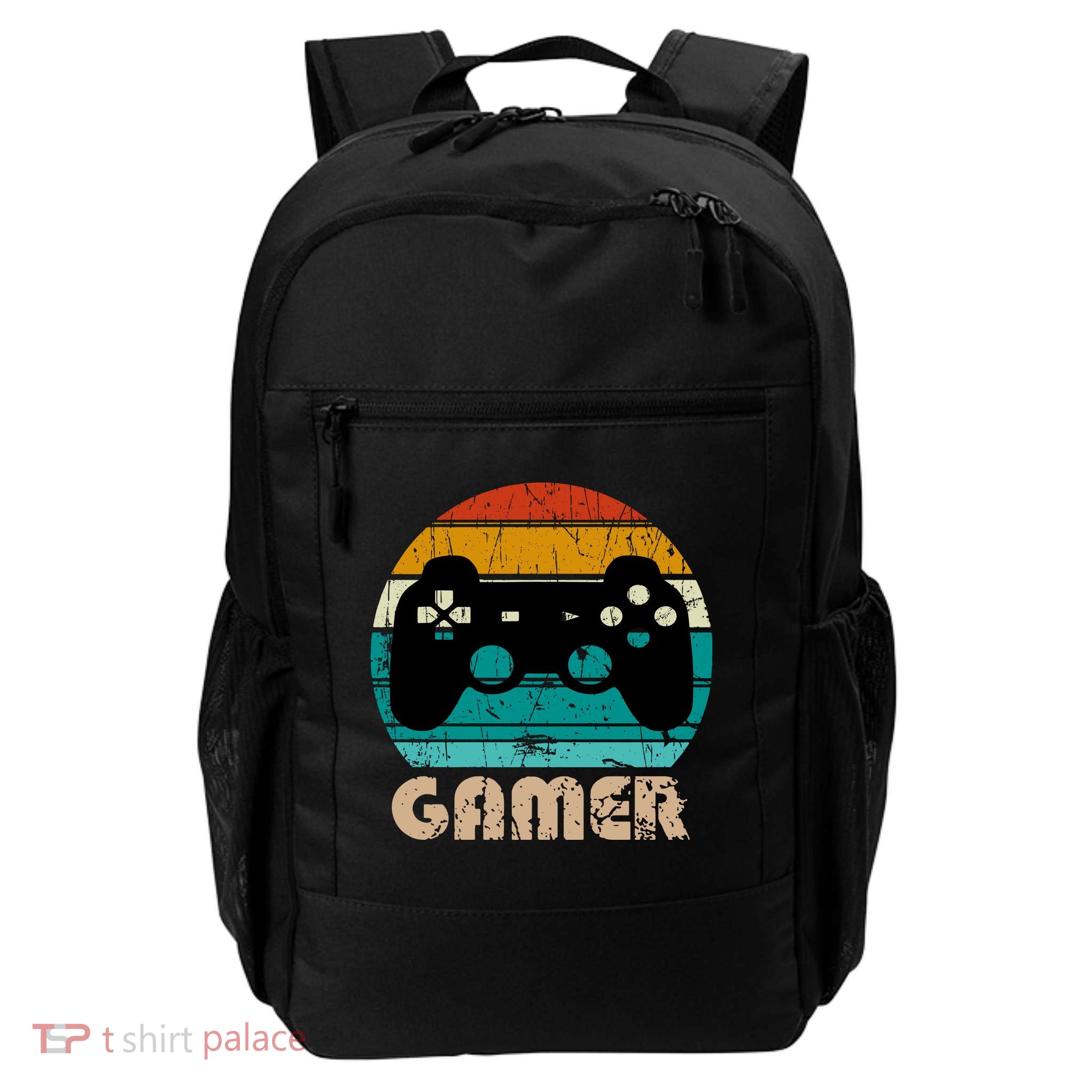 Retro Gamer Video Games Player Gaming Boys Teens Men Backpack
