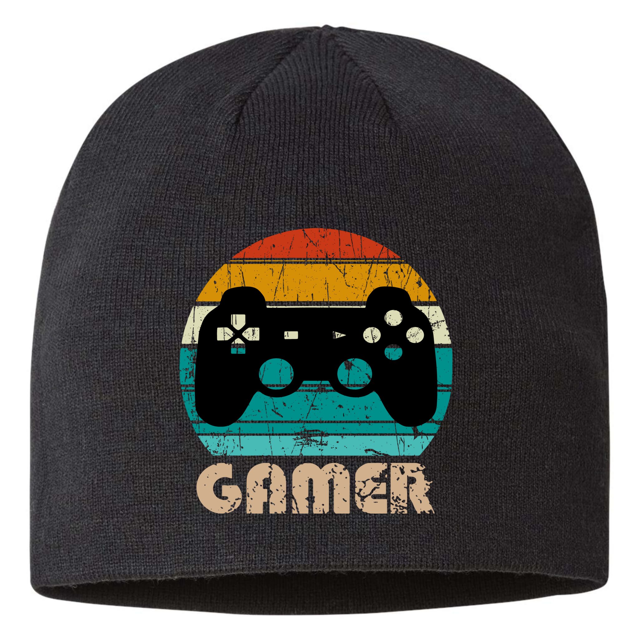 Retro Gamer Video Games Player Gaming Boys Teens Men Sustainable Beanie