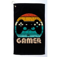 Retro Gamer Video Games Player Gaming Boys Teens Men Golf Towel