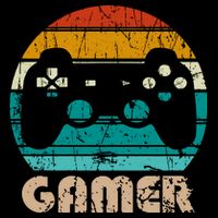 Retro Gamer Video Games Player Gaming Boys Teens Men Crop Top