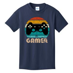 Retro Gamer Video Games Player Gaming Boys Teens Men Kids T-Shirt